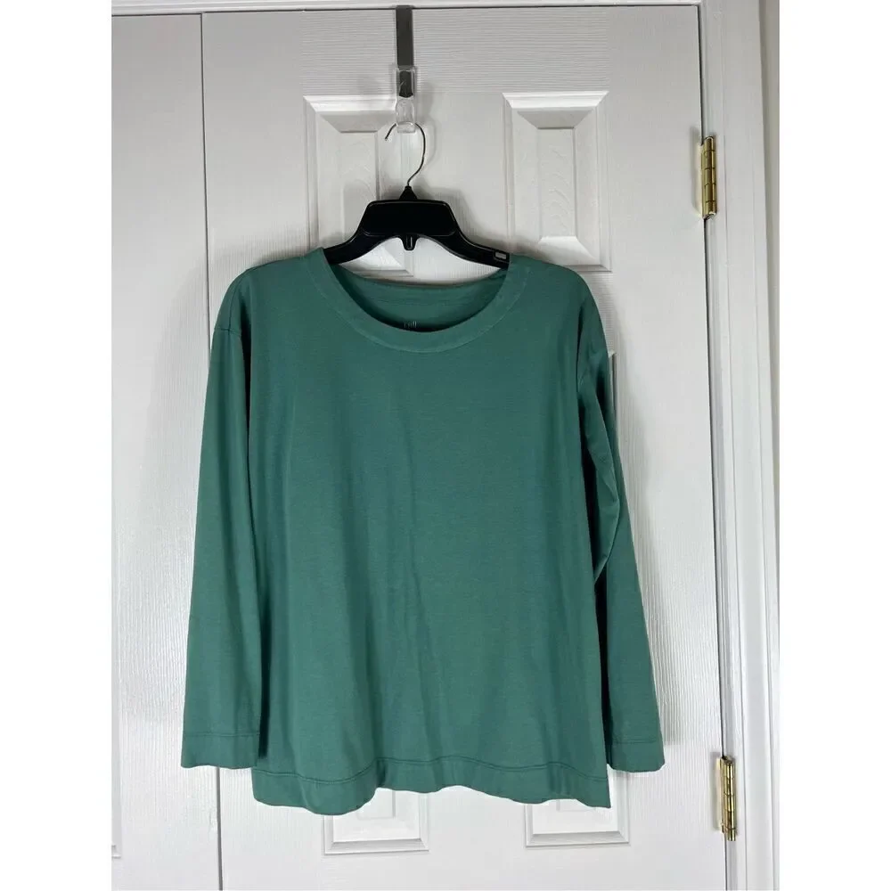 J Jill Womens Luxe Supima Relaxed Tee Shirt Size Small